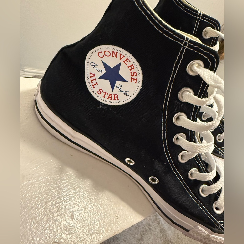 Converse Black and White High-Tops